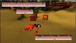 N Sanity Beach Stage 1 - Crash Bandicoot 1