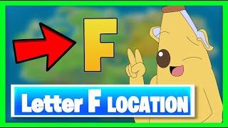 WHERE to find the HIDDEN letter F in Fortnite Season 11 Chapter 2 ??