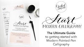 Start Modern Calligraphy - the ULTIMATE guide for beginners  CROOKED CALLIGRAPHY