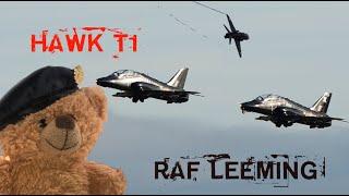 100 Squadron Hawk T1 at RAF LEEMING  Teds Highlights inc Royal Navy & Qatar Emeri Air Force