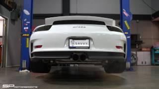 Porsche 911 GT3RS with BBi Autosport Center Section Exhaust