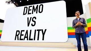 Google AI DEMOS vs REAL LIFE tests Do they actually work?  Google IO 2024