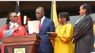 Sakaja Johnson Arthur sworn in as Nairobi Governor.. #congratulations  #sakaja #nairobi