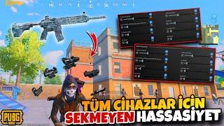 TÜM CİHAZLAR İÇİN SEKMEYEN HASSASİYETLER  SİZİ HİLE SANACAKLAR - PUBG Mobile