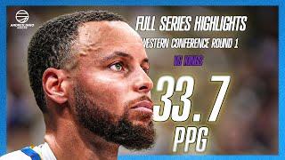 Stephen Curry Full Series Highlights vs Kings ● 2023 WC Round 1 ● 33.7 PPG ● 1080P 60 FPS