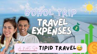 BOHOL TRIP 2023 TRAVEL EXPENSES #bohol #travelvlog #trending #travel #philippines #trip #traveling