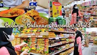 Belanja Bulanan November 2023  Monthly Grocery Shopping