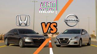 هوندا اكورد ضد نيسان التيما  Honda Accord VS Nissan Altima 2020