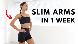 Slim Arms in 1 Week  8 MIN Standing Workout - No Equipment