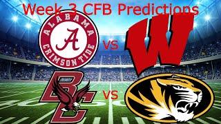 My College Football Week 3 Predictions