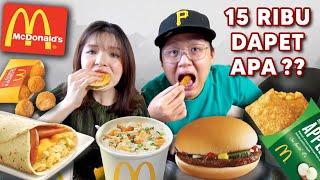 Rp 15.000 McDONALDS CHALLENGE  MAKAN MCD MODAL 15 RIBU 