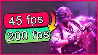 How to BOOST FPS in PUBG Complete Optimization Guide