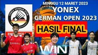 HASIL FINAL LENGKAP GERMAN OPEN 2023