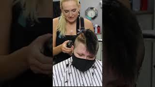 Taylor 2 LV pt 1 Long to Shaved Fauxhawk - YT Original #shorts