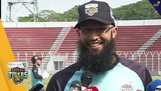 Khulna Tigers Practice Session and Hashim Amlas Interview