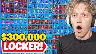 I Toured The Most EXPENSIVE Fortnite Locker $300000