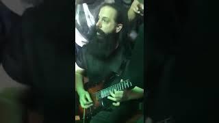 John Petrucci jumps into the crowd for a guitar solo