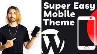 Mobile Wordpress Theme EASY Amazing Template + Elementor #shorts
