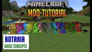 BOTANIA Mod Tutorials  Pt. 1 Die Basics von Botania  1.12.2  J28 German