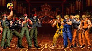 The King of Fighters MUGEN  Ralf Jones vs Ryo Sakazaki