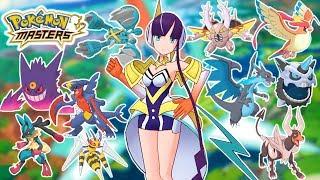 BEST MEGA BUFF EVER MAX LEVEL 120 SYGNA SUIT ELESA & ROTOM SHOWCASE  Pokemon Masters