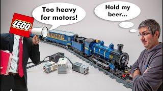 LEGO said that the Orient Express cannot be motorized. They were wrong.