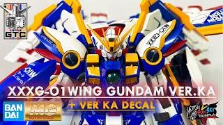 MG 1100 XXXG-01W Wing Gundam Ver.Ka│Neo Bird Mode + Zero Ver.Ka Decal.