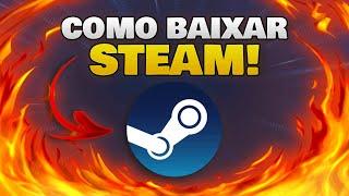 COMO BAIXAR E INSTALAR A STEAM Como Criar uma Conta na Steam