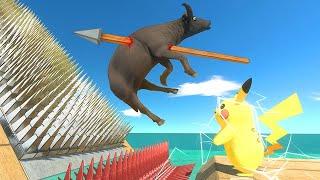 Pikachu is Protected With Ballista -  Animal Revolt Battle Simulator