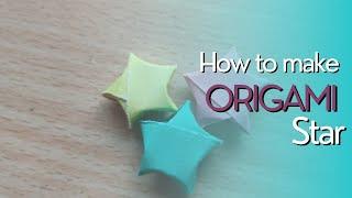 How to make origami lucky star? #origamistar#samu#origamiluckystar