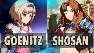 GBVSRGoenitz Djeeta Vs Shosan Zeta High Level Gameplay.