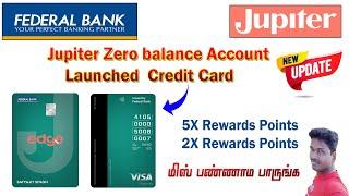 Jupiter zero balance  Account was Launched Credit card full details in Tamil @Tech and Technics