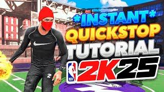 *NEW* GAME BREAKING INSTANT QUICK STOP TUTORIAL FOR NBA 2K25