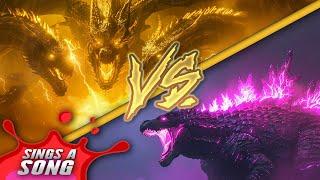 Godzilla Vs Ghidorah Rap Battle Godzilla x Kong The New Empire Monsterverse Parody