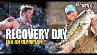 NO DAYS OFF  Olympian Recovery Session and BIG Early Spring Bass Fishing