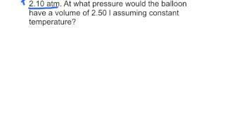 Gas Laws