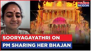 Watch Singer Sooryagayathris Reaction Over PM Modi Sharing Her Ram Bhajan Sri Ramachandra Kripalu