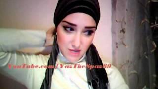 Hijab Tutorial #11 Twist with Hooded Effect