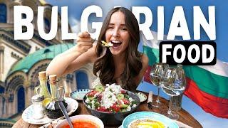 THIS IS BULGARIAN FOOD? Sofia Bulgaria Food Tour