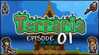 Lets Play Terraria  My BEST & LUCKIEST start yet in Terraria Episode 1