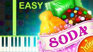 CANDY CRUSH SODA SAGA THEME - EASY Piano Tutorial