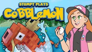 CAN YOU CATCH POKEMON UNDER WATER? - Stumpt Plays Cobblemon 4-Player Modded Minecraft Gameplay