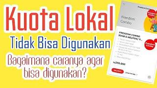 Kuota Lokal Indosat Tidak Bisa Digunakan. Kenapa?