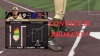 Theres Something Wrong With The Contact Mechanic... MLB The Show 24 RTTS #100