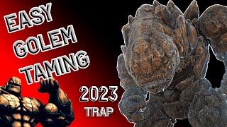 How to tame Rock Elemental ark - Rock Elemental Taming - EASY TRAP Rock Golem Ark Survival Evolved