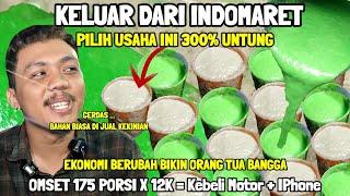 MODAL SEUPRIT UNTUNG 300%.. NEKAT KELUAR INDOMARET COBA RESEP DARI YOUTUBE BIKIN ORANG TUA BANGGA