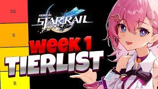 WEEK 1 TIERLIST FOR HONKAI STAR RAIl