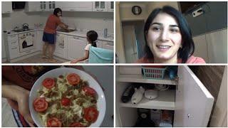 ŞKAFIMA POLKA YIGDIM #DUZENLENDI. XEBERLER PROQRAMI. #SEZER SALATI.#VLOG 240