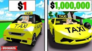 $1 Taksi vs $1000000 TAKSİ  - Roblox Brookhaven