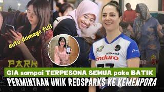 PESONA BATIK DI PAKE REDSPARKS Mega kejutkan publik • Gia belum bisa ketemu Mega  Uniknya Request